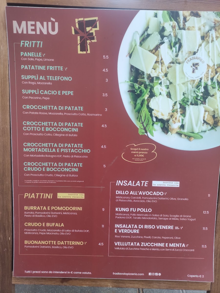 Fradiavolo Pizzeria - Milano Premuda Photo Menu 3