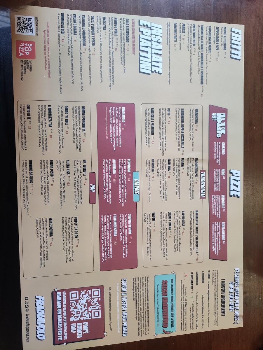 Fradiavolo Pizzeria - Milano Premuda Photo Menu 8