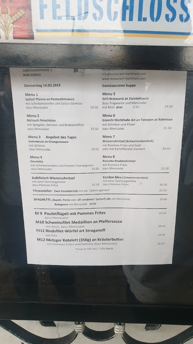 Restaurant Markthalle Photo Menu 2