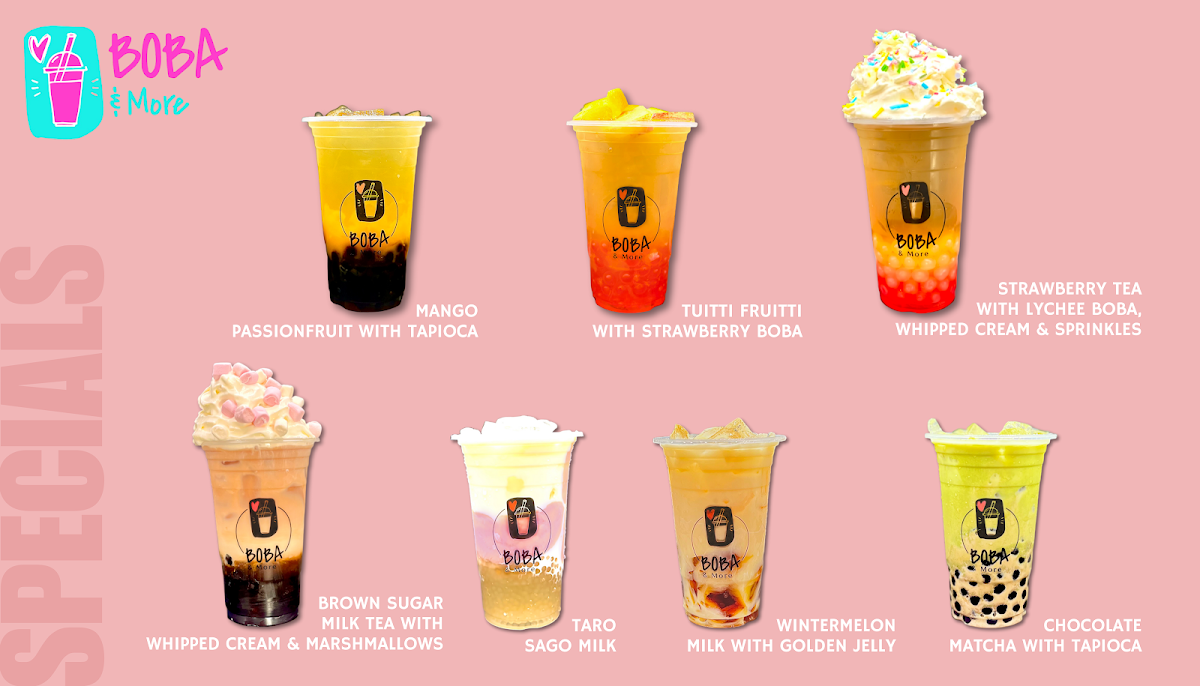 Boba & More Photo Menu 1