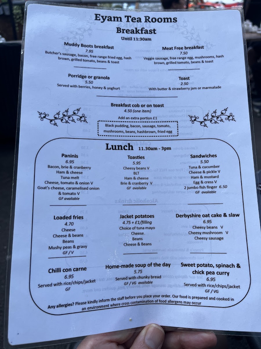 Ivy Cottage Vintage Tea Room Photo Menu 4