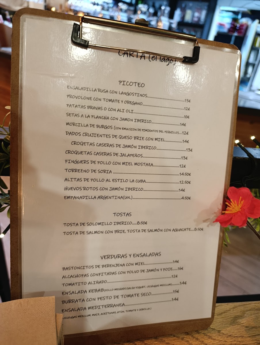 Restaurante El Lago Photo Menu 3