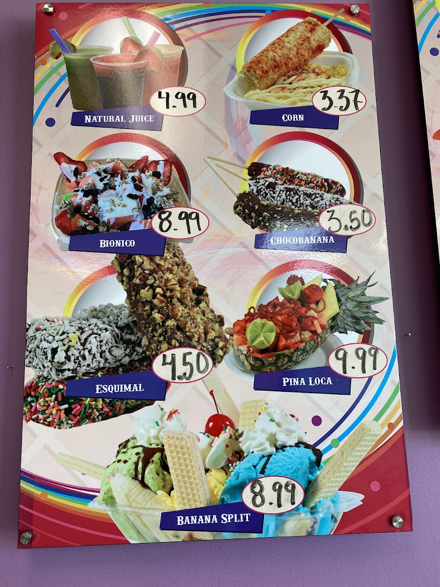 Milin's Ice Cream Photo Menu 5