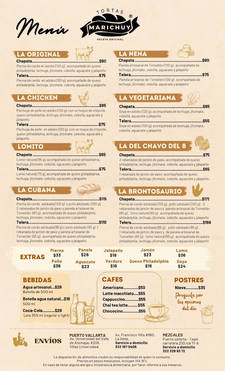 Tortas Marichuy Photo Menu 1