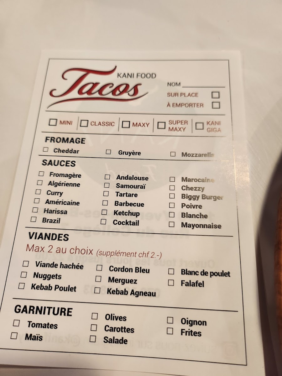 Kani Food Kebab-Tacos Photo Menu 1