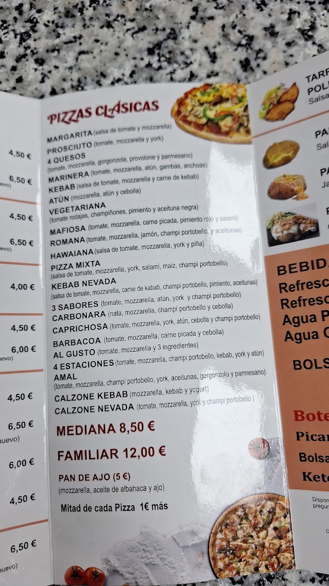 PIZZERÍA & KEBAB NEVADA Photo Menu 2