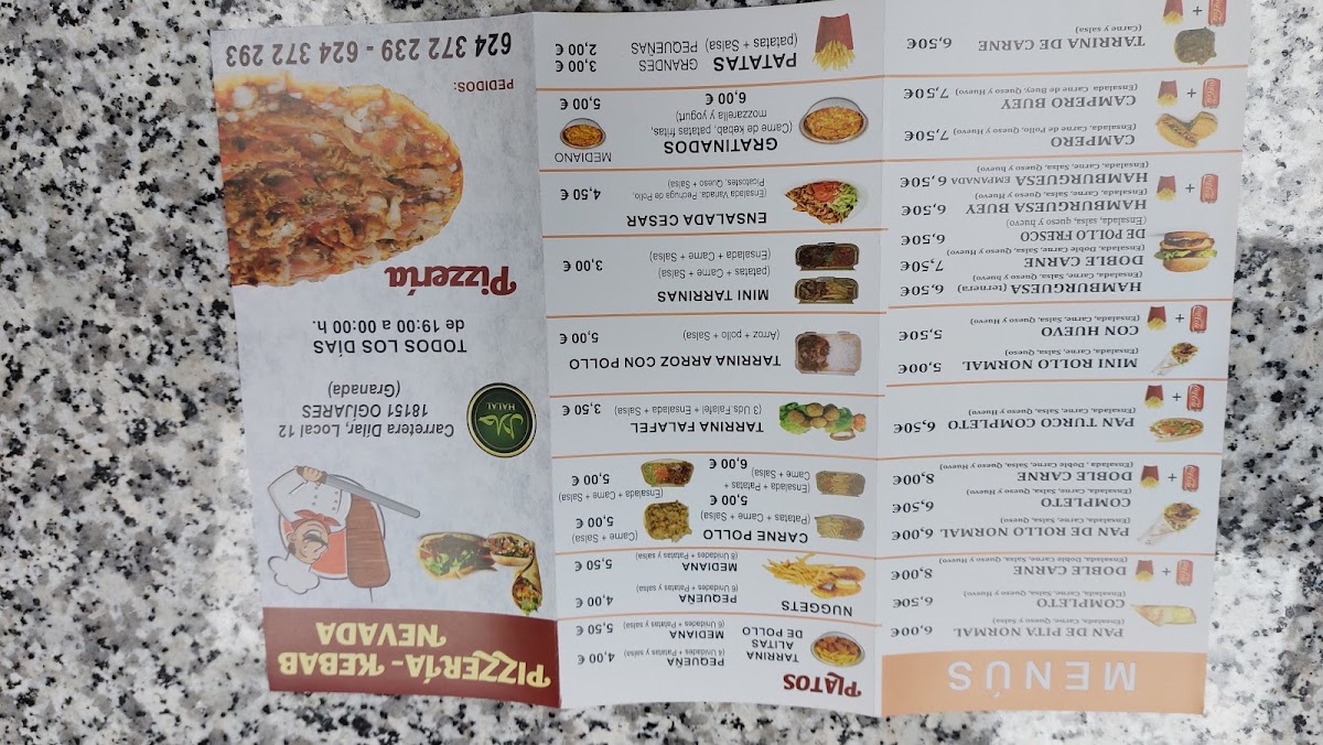 PIZZERÍA & KEBAB NEVADA Photo Menu 4