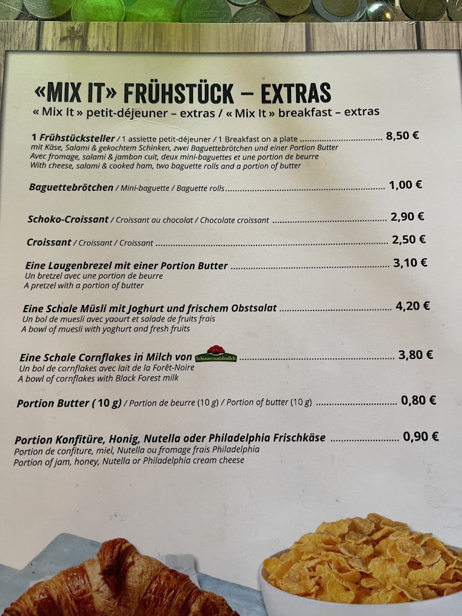 Europa-Park Rock Café Photo Menu 1