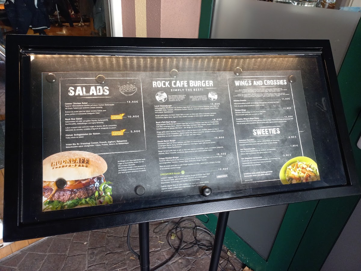Europa-Park Rock Café Photo Menu 5