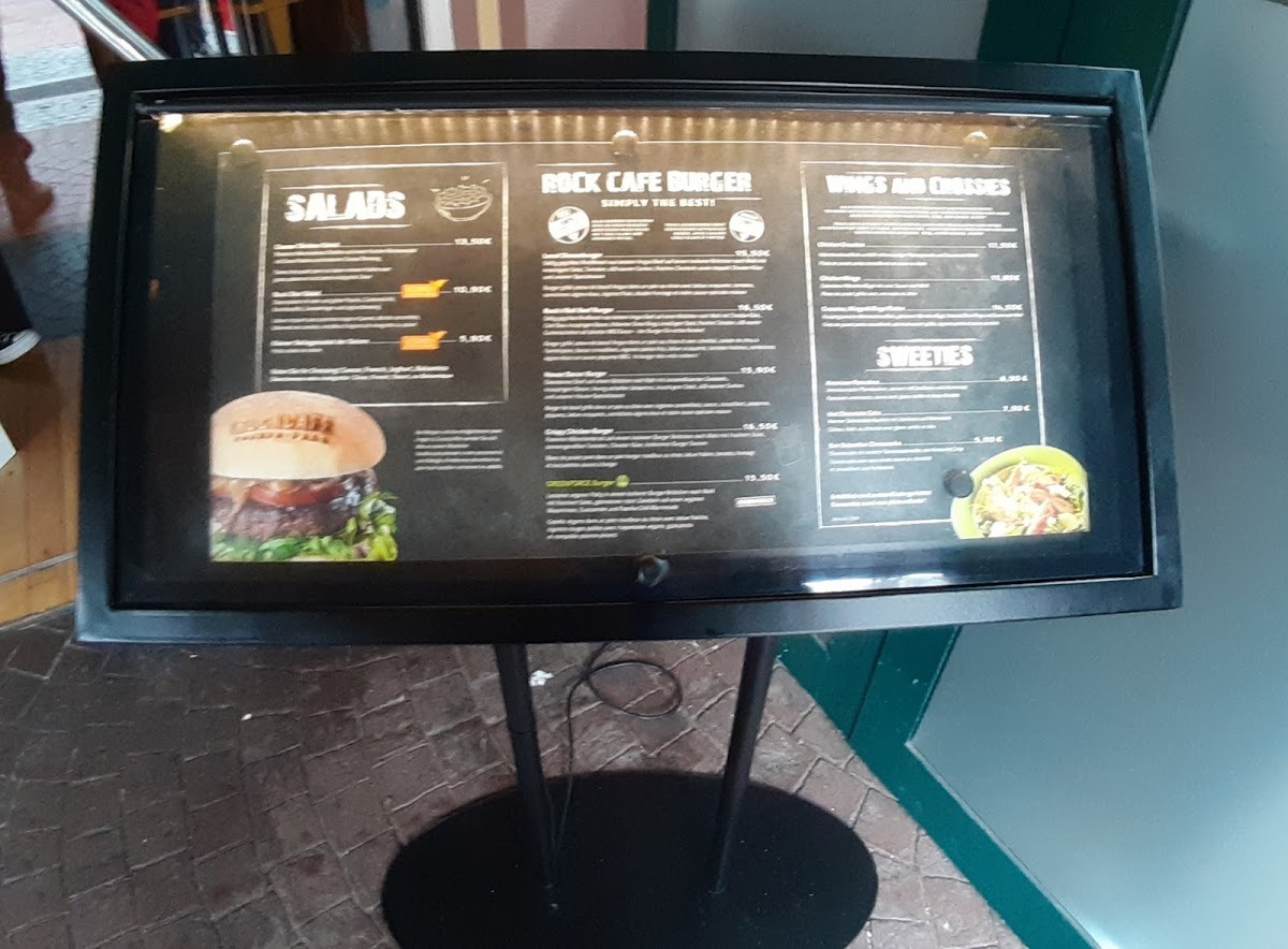 Europa-Park Rock Café Photo Menu 8