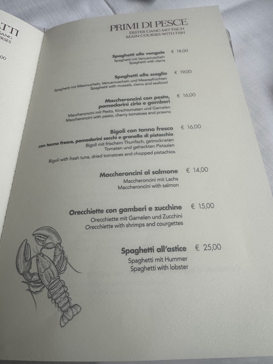 Ristorante Pizzeria Tropical Photo Menu 2