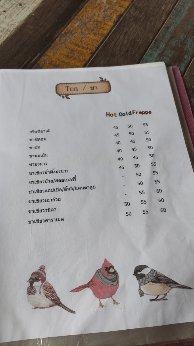 The Sweet Garden Photo Menu 2