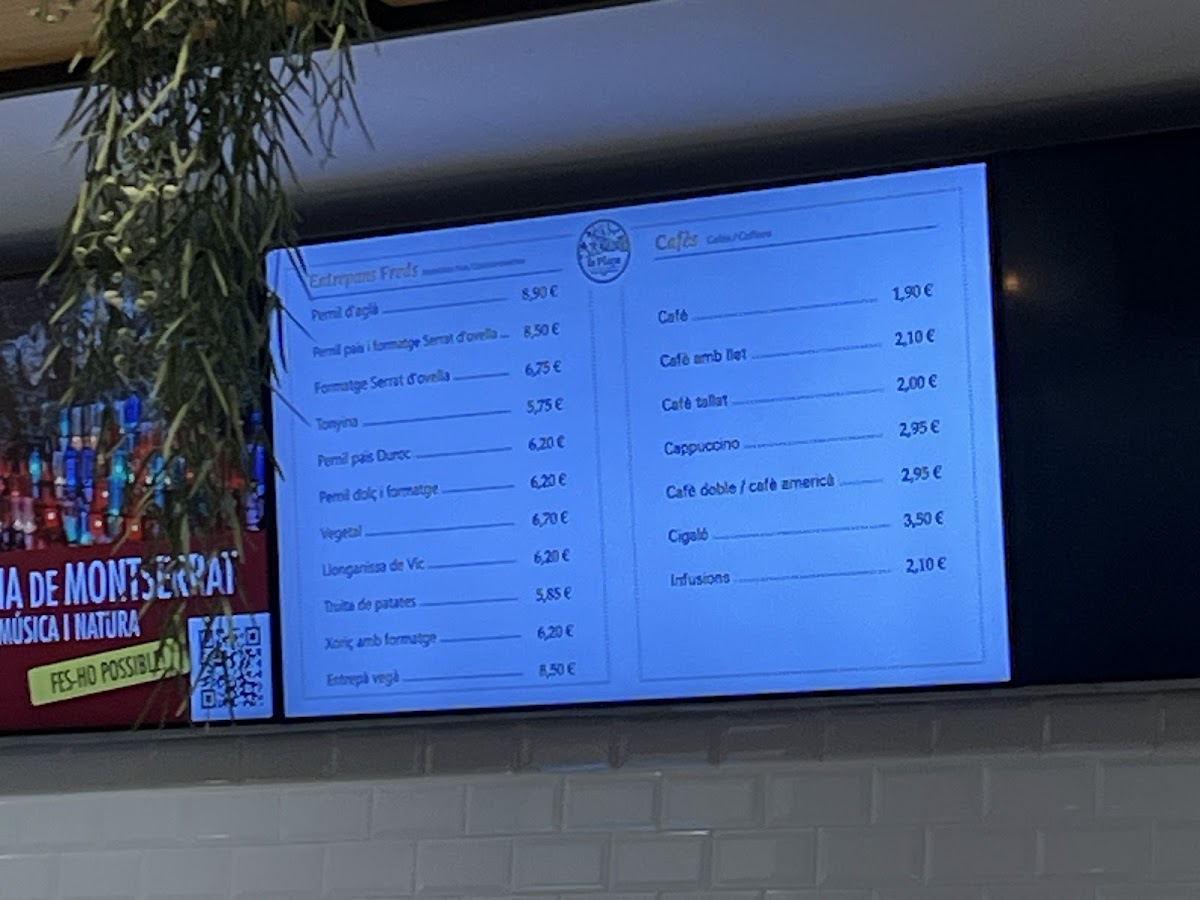 Bar de la Plaça Photo Menu 1