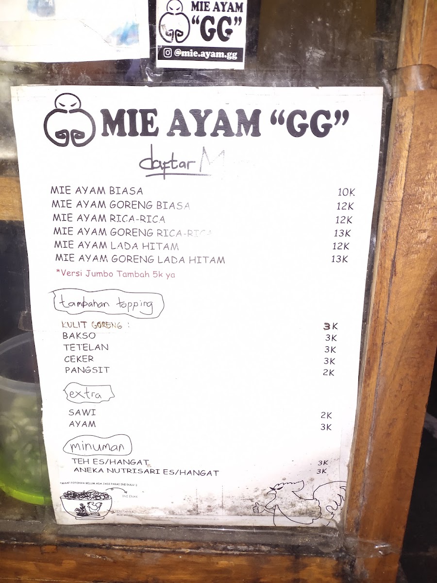 MIE AYAM GG Photo Menu 2
