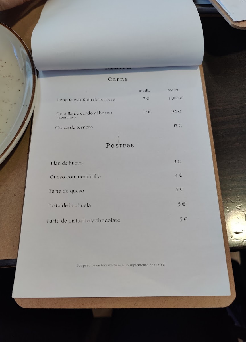 Mesón O'Recuncho Photo Menu 2