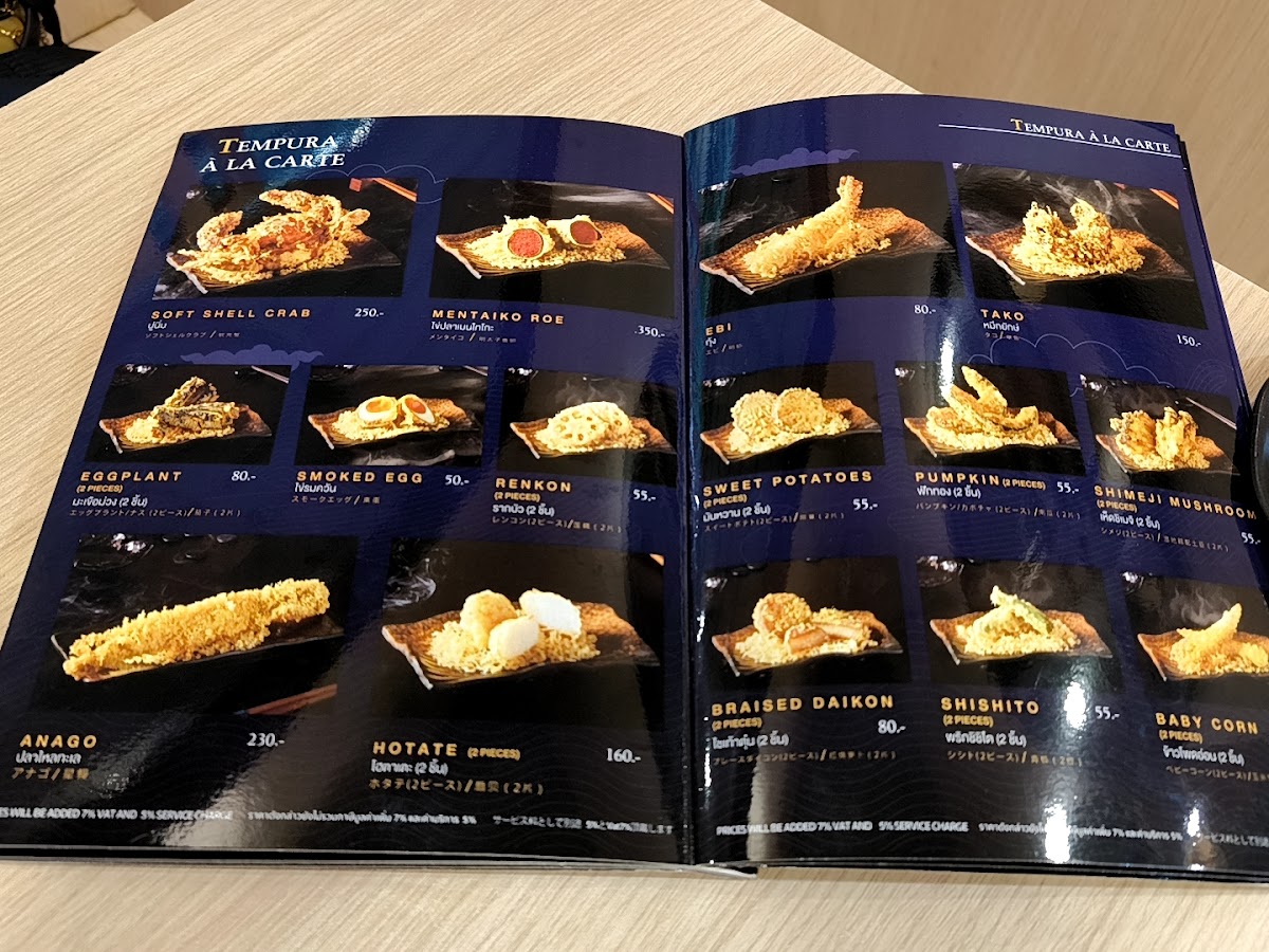 Akimitsu Tendon Central Si Racha Photo Menu 1
