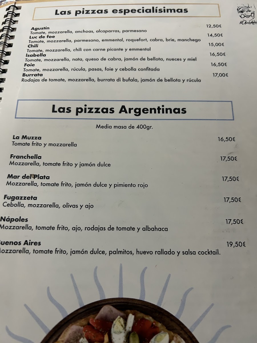 Pizzeria Restaurant Al-Lamborghini Cambrils Photo Menu 5