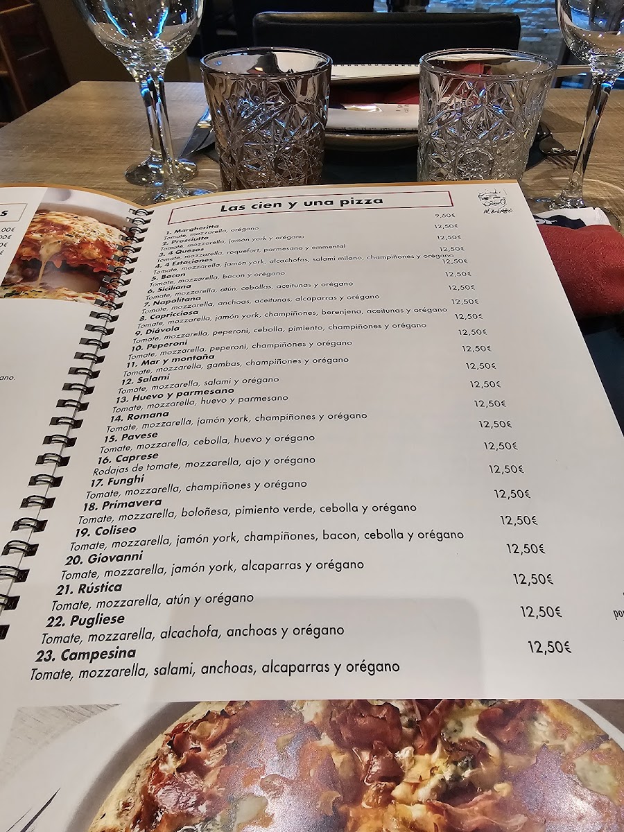 Pizzeria Restaurant Al-Lamborghini Cambrils Photo Menu 7