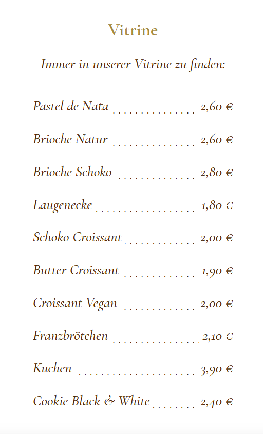 Muckel Café Photo Menu 2