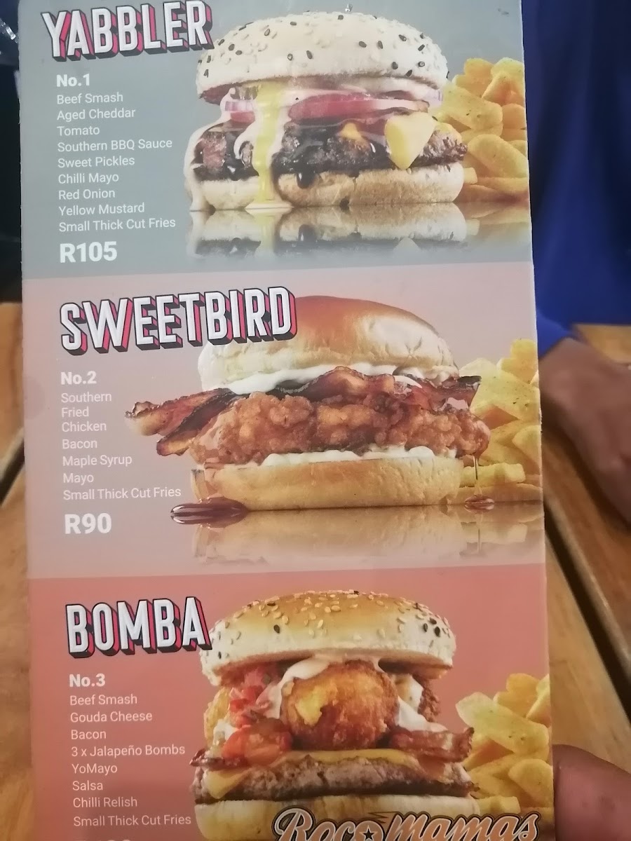 RocoMamas Bel Air Photo Menu 2