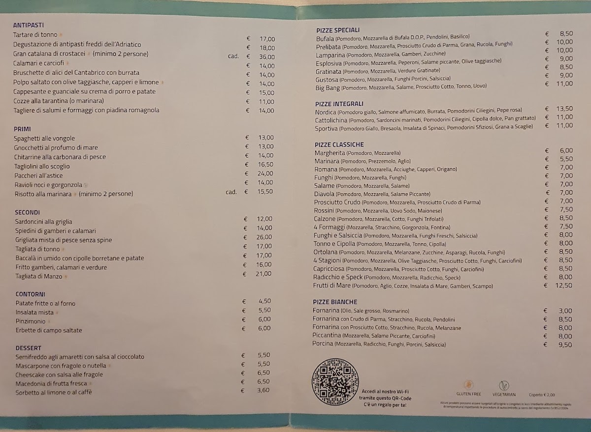 Ristorante Pizzeria La Lampara Photo Menu 1