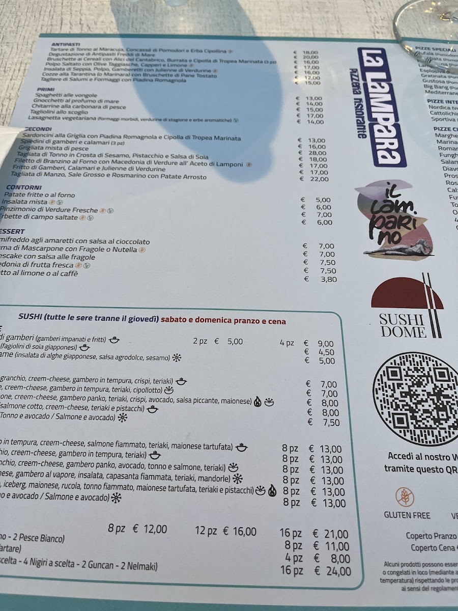 Ristorante Pizzeria La Lampara Photo Menu 4