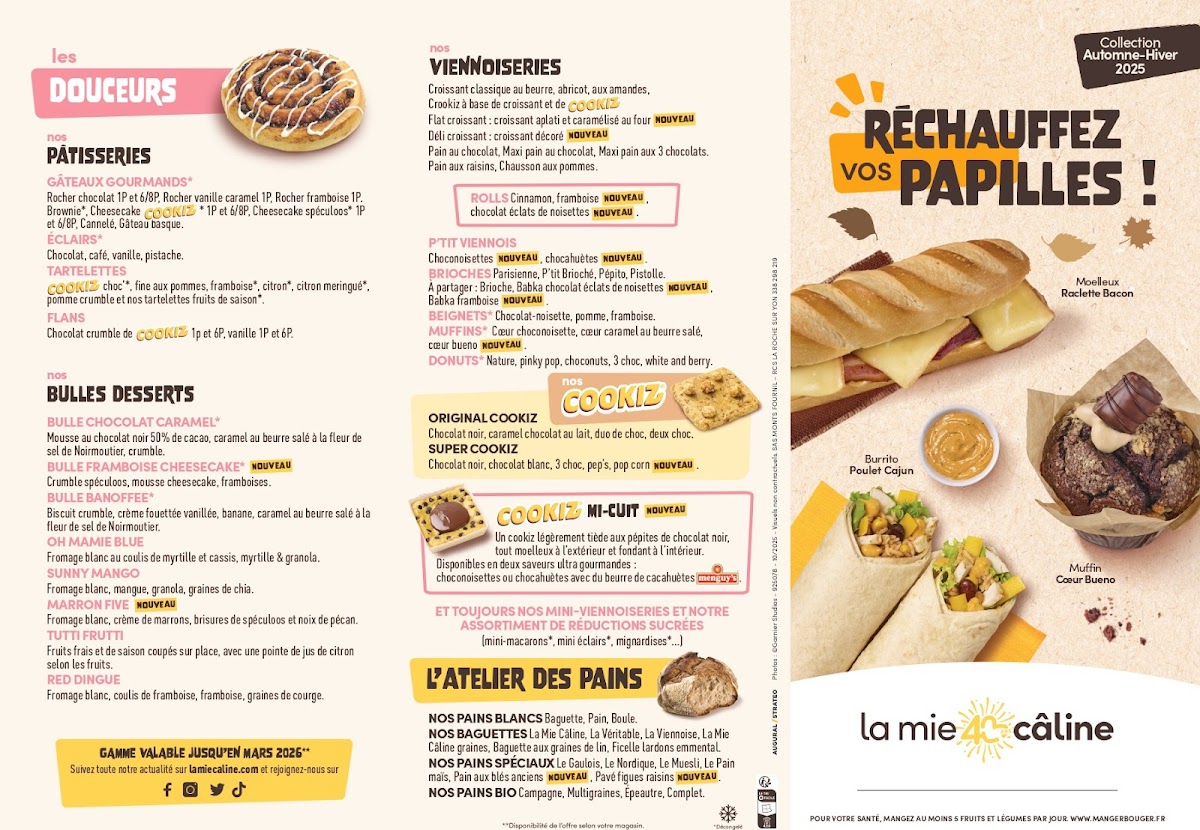 LA MIE CÂLINE - Atelier 'Pains & Restauration' Photo Menu 2