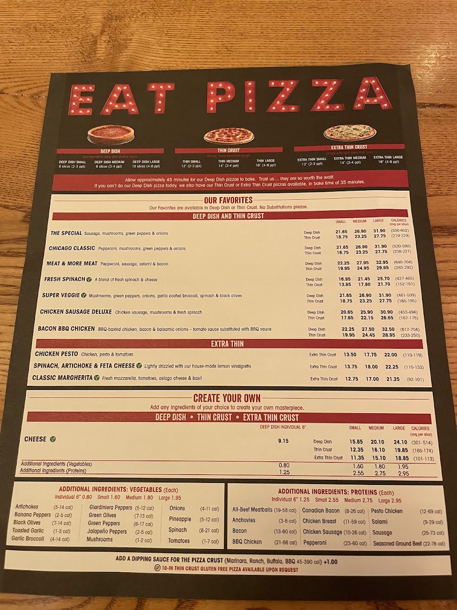 Giordano's Photo Menu 8