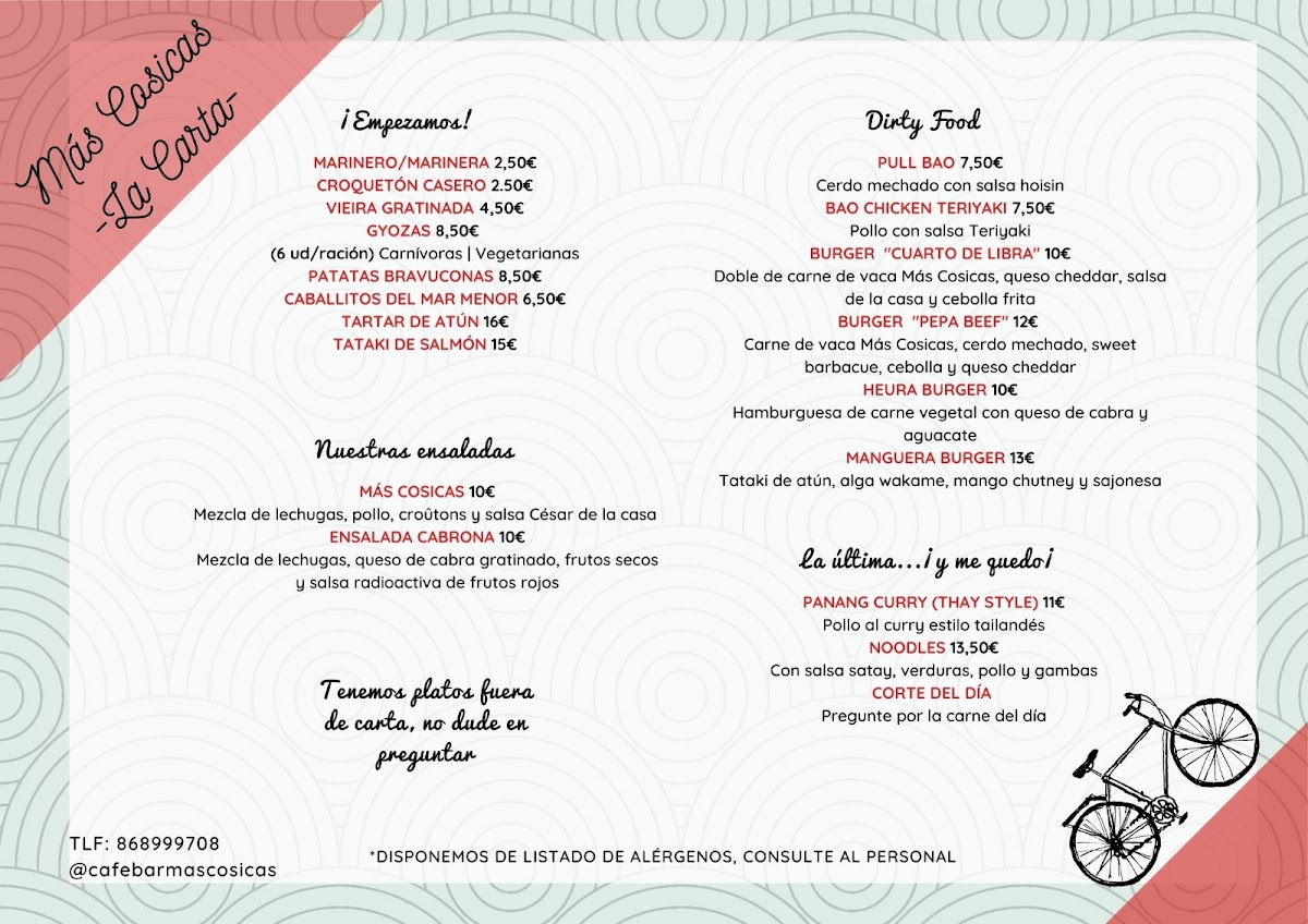 Café Bar El Horno de Benito Photo Menu 1