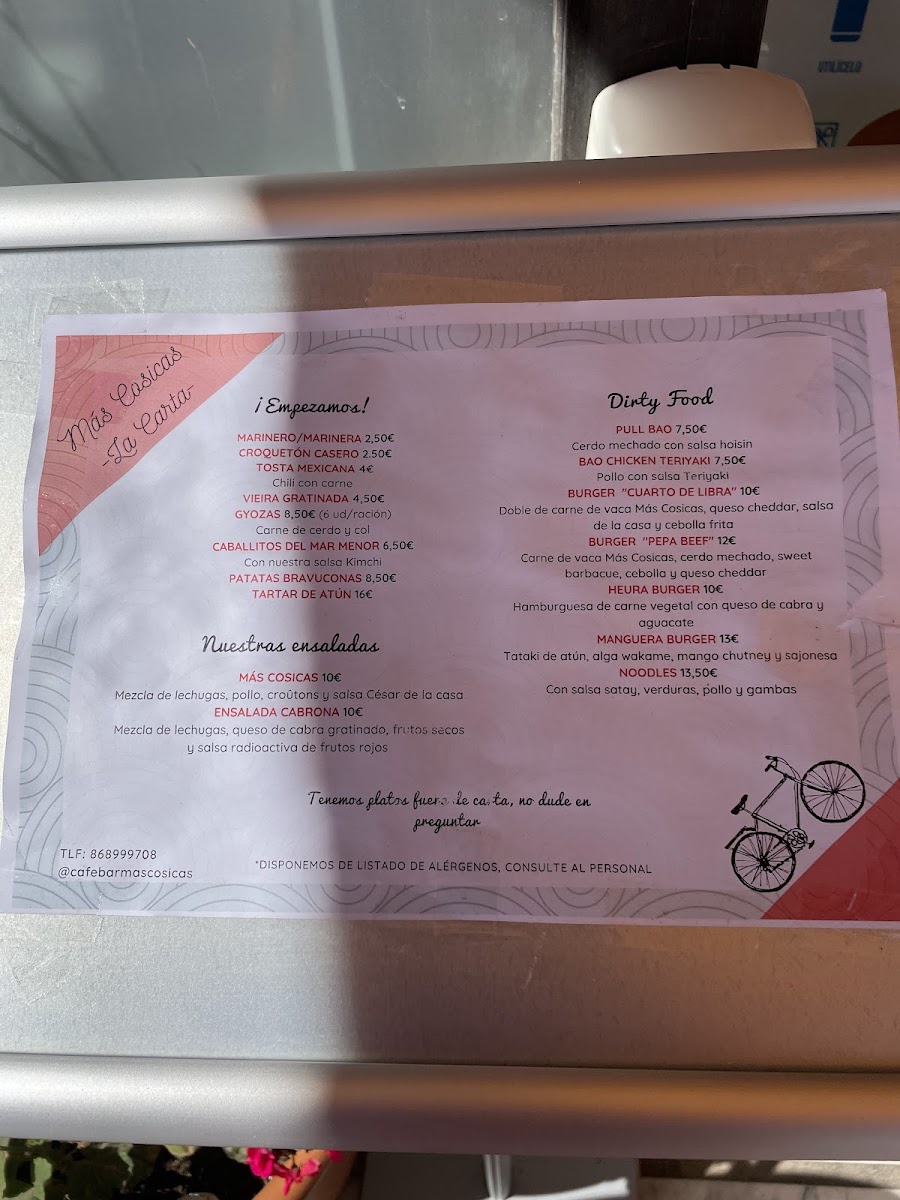 Café Bar El Horno de Benito Photo Menu 5