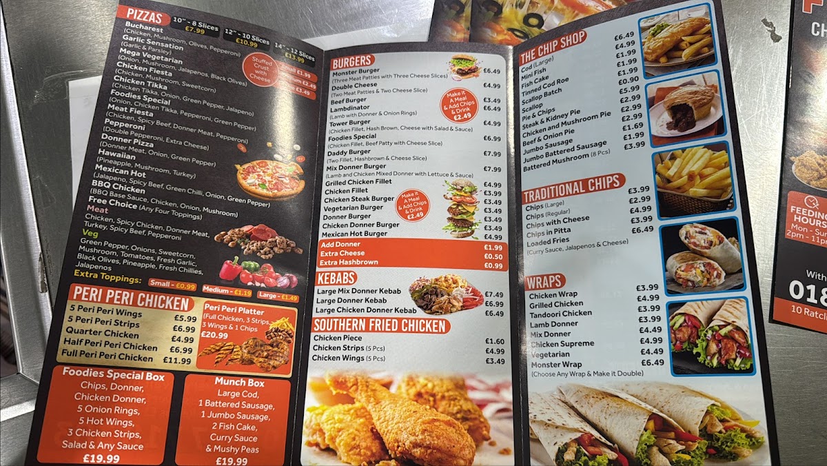 Foodies Atherstone Photo Menu 4