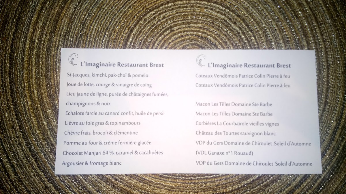 L'Imaginaire Photo Menu 8
