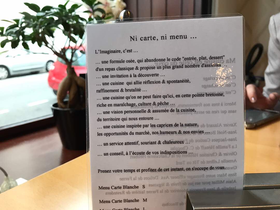 L'Imaginaire Photo Menu 9