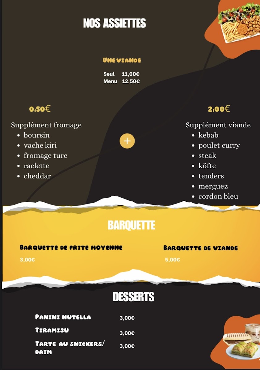 Au Gourmand Photo Menu 1