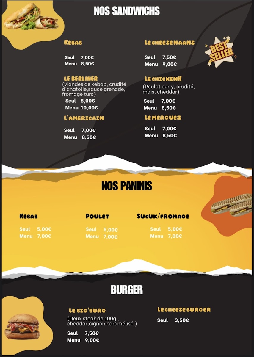 Au Gourmand Photo Menu 3