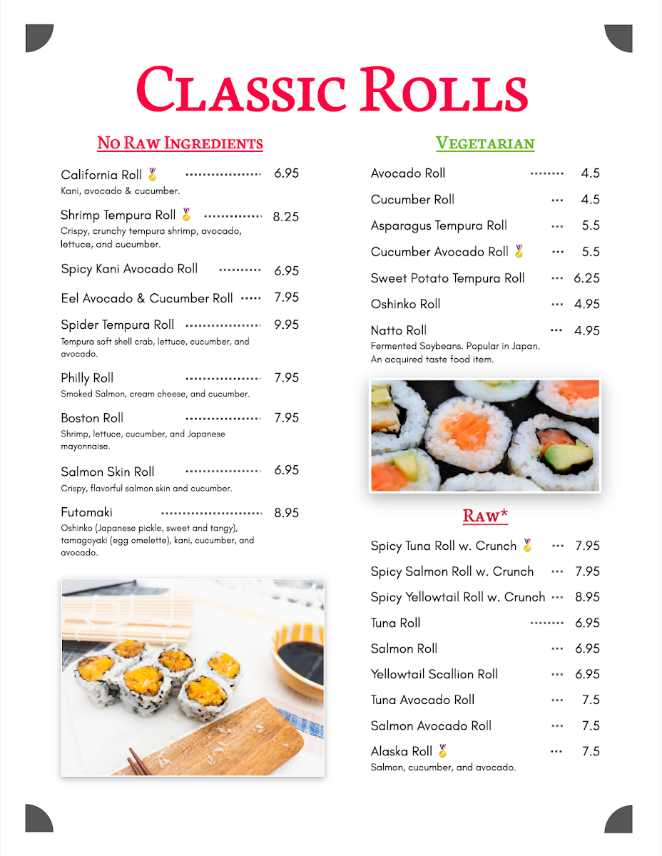 Kanoya Sushi Grill and Bar Photo Menu 4