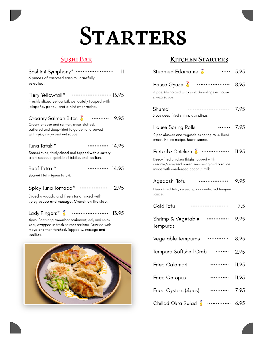 Kanoya Sushi Grill and Bar Photo Menu 5