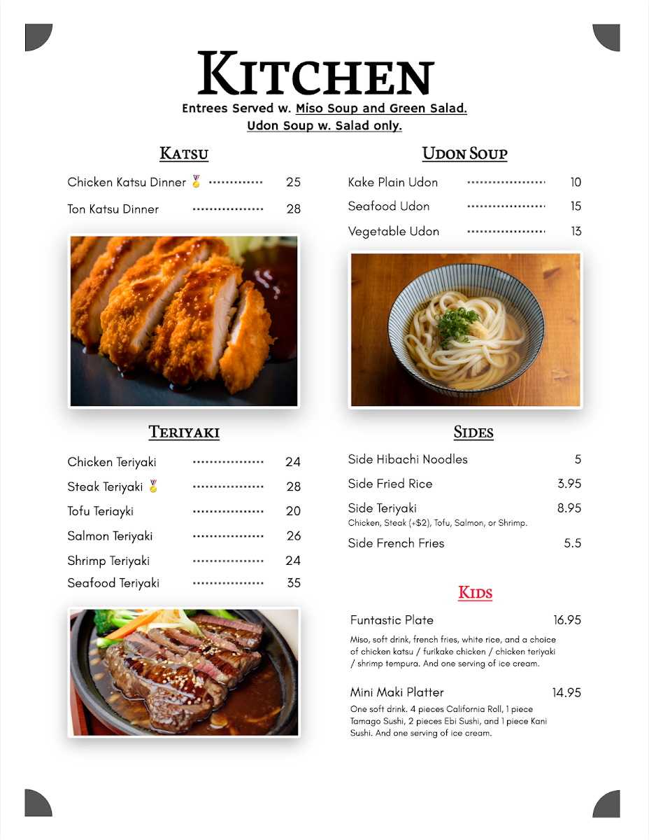 Kanoya Sushi Grill and Bar Photo Menu 6