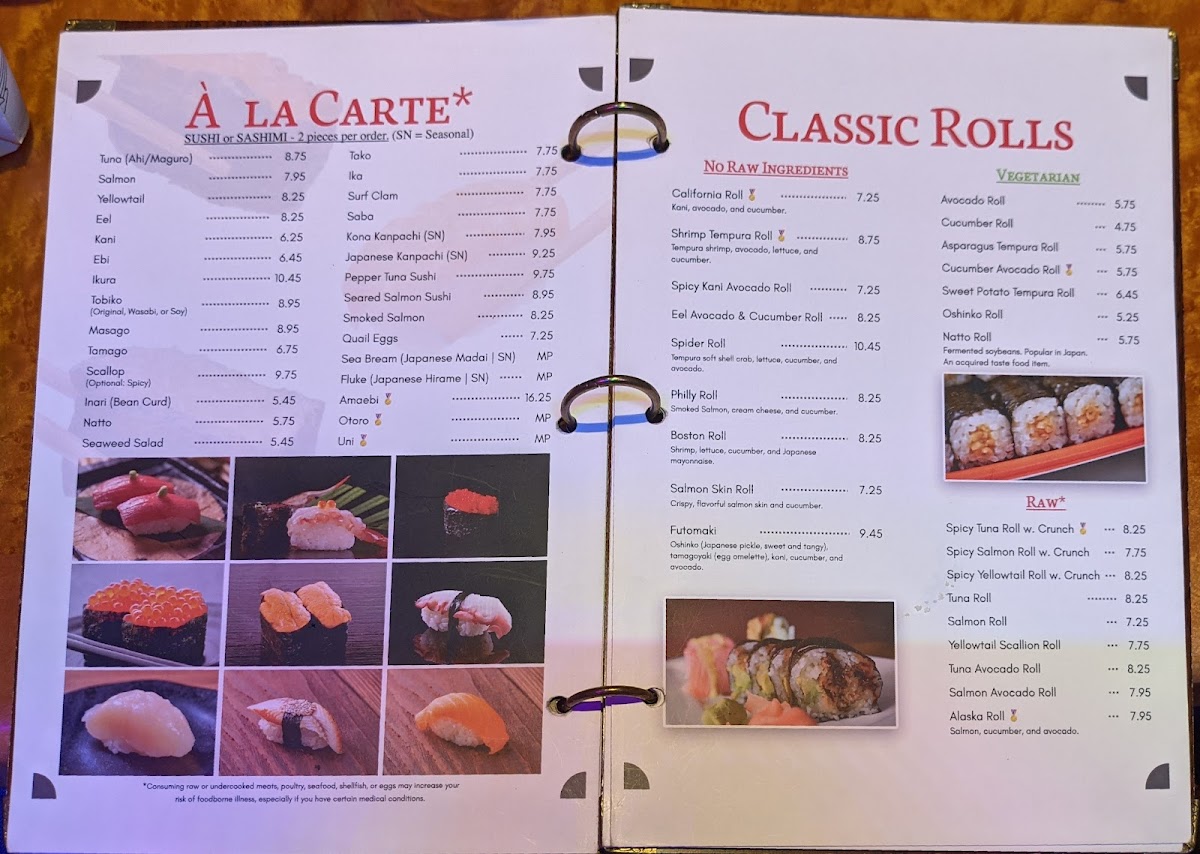 Kanoya Sushi Grill and Bar Photo Menu 8