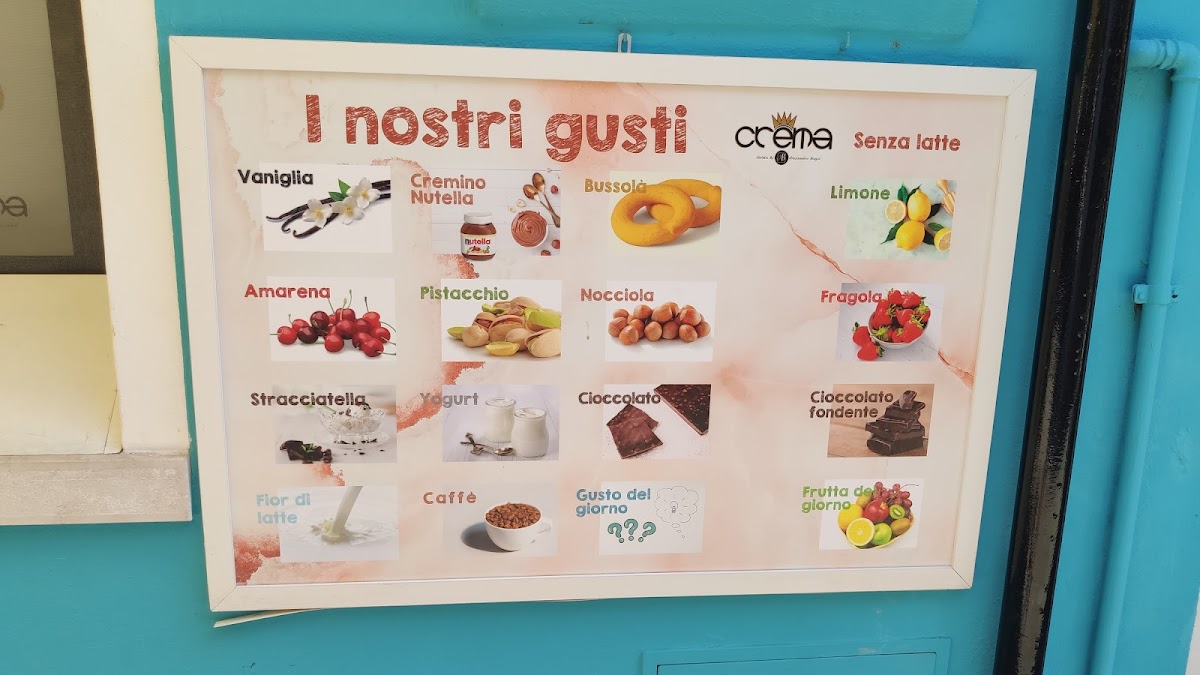 Gelateria Crema Photo Menu 3