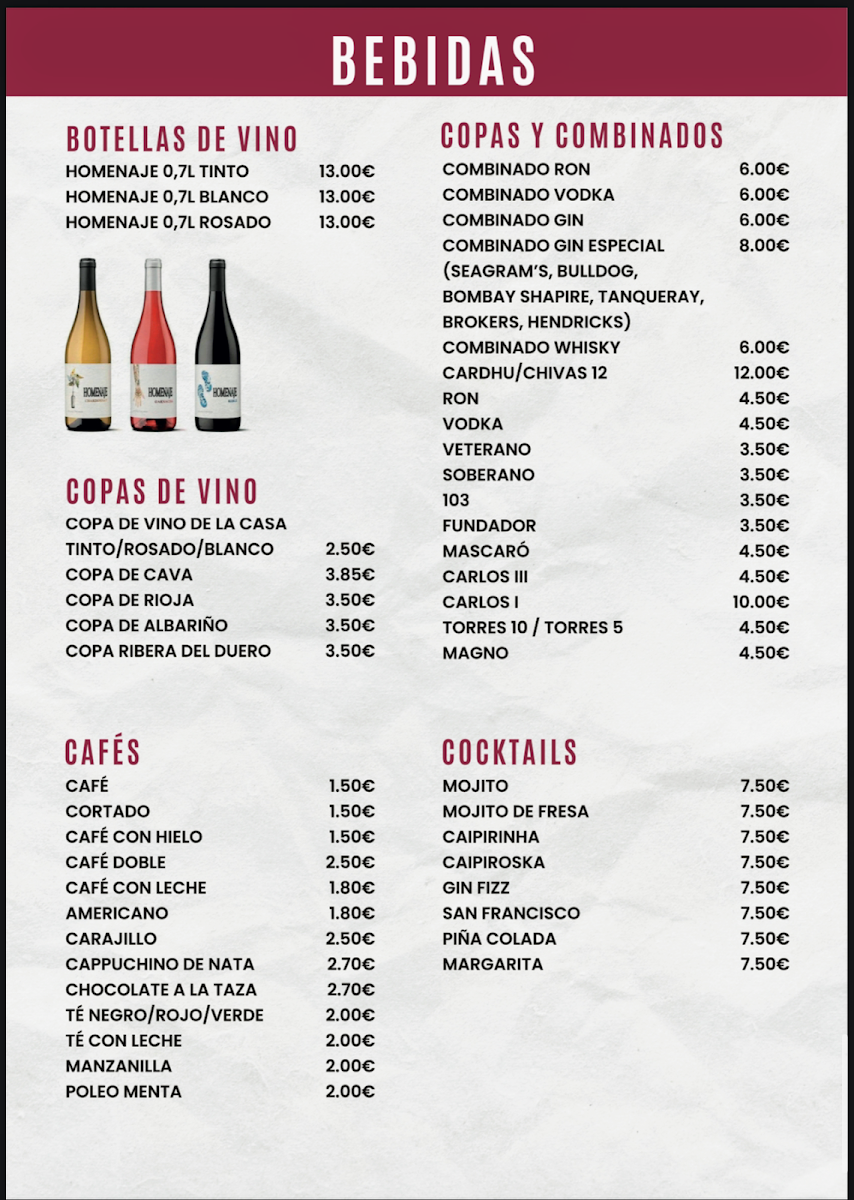 Snack Bar Català Photo Menu 1