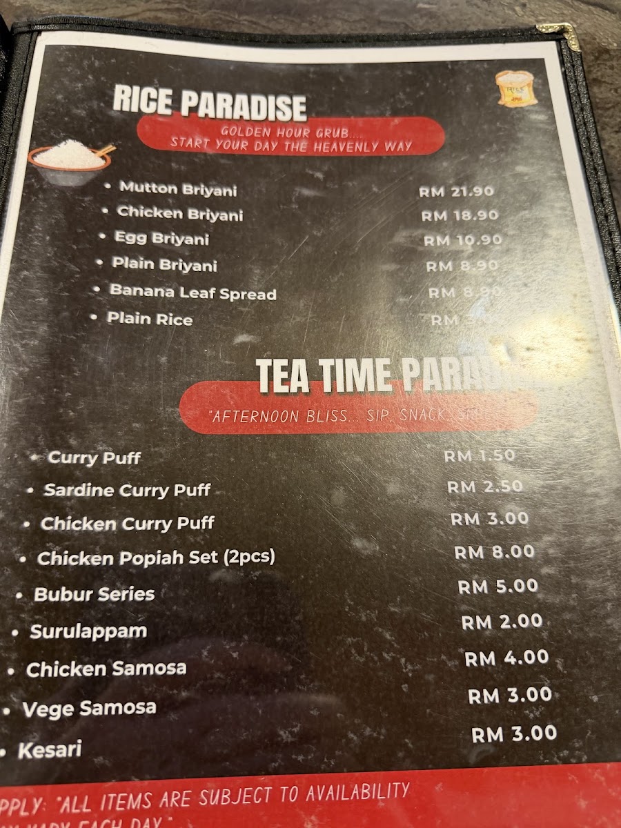 Bites of Heaven Photo Menu 9