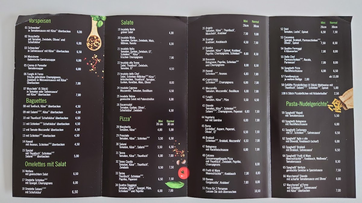 Pizzeria Torino Photo Menu 1