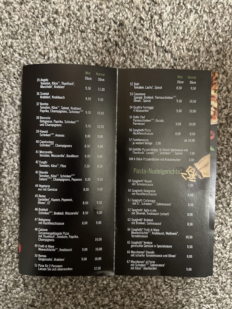 Pizzeria Torino Photo Menu 5
