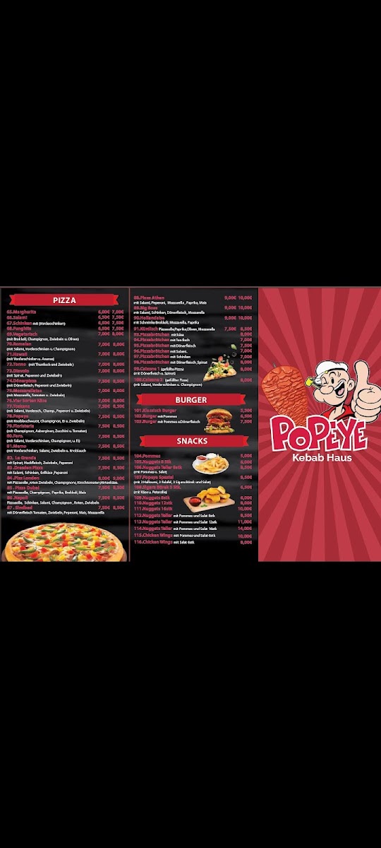 PoPeye Kebab Haus Photo Menu 2