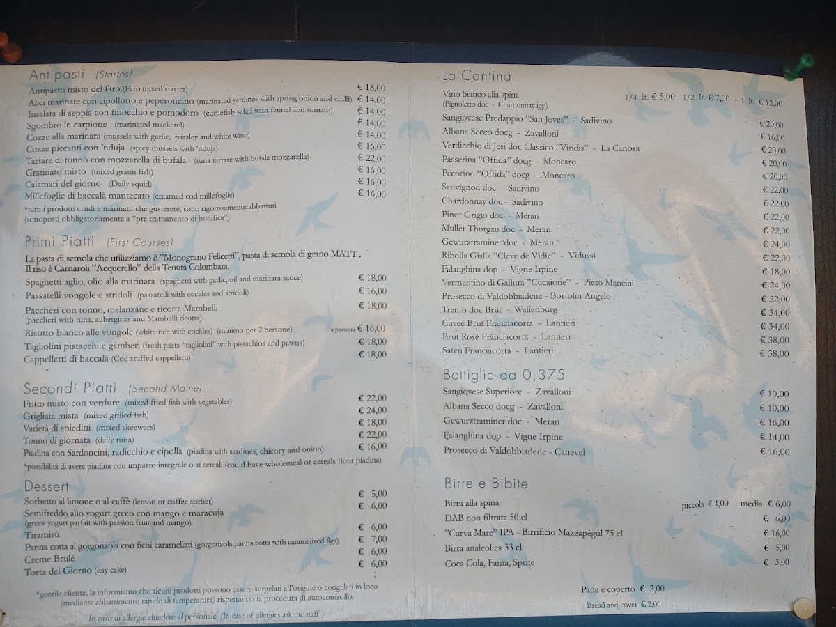 Ristorante Faro Photo Menu 1