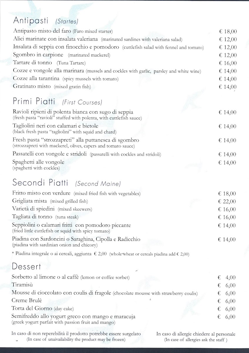 Ristorante Faro Photo Menu 3