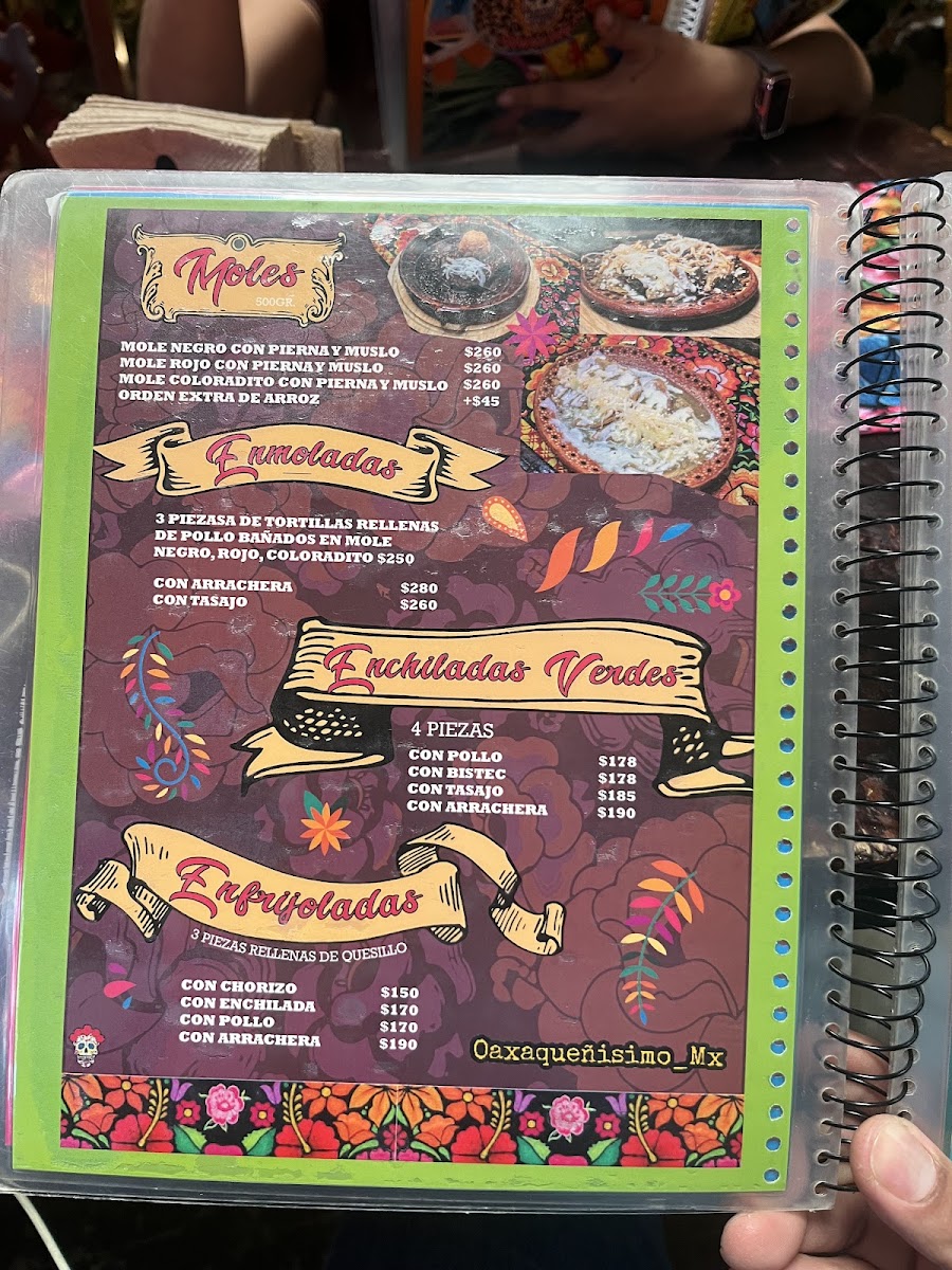 Oaxaqueñisimo Photo Menu 5