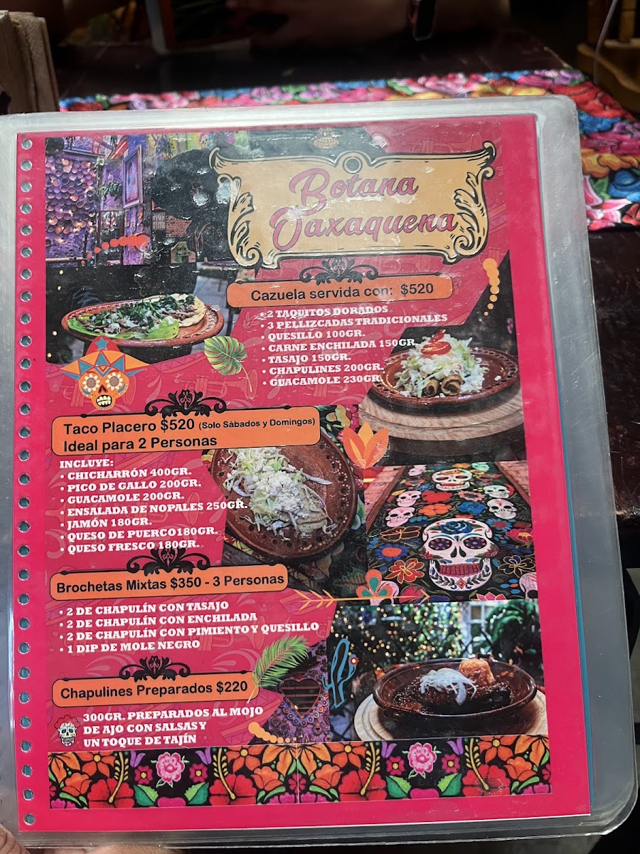 Oaxaqueñisimo Photo Menu 7