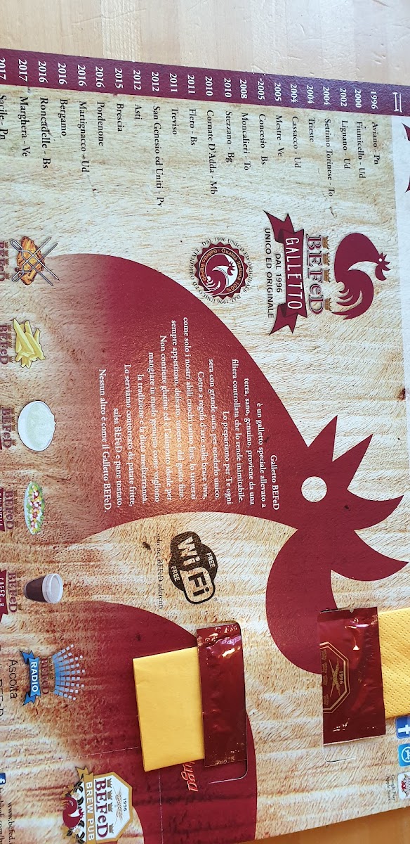 BEFeD Brew Pub LIGNANO Photo Menu 8